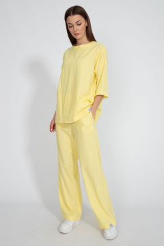 Летний ленящийся костюм с желтым джемпером и брюками Kivviwear 40754076.15 - фото 3
