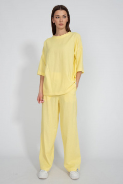 Летний ленящийся костюм с желтым джемпером и брюками Kivviwear 40754076.15 - фото 2