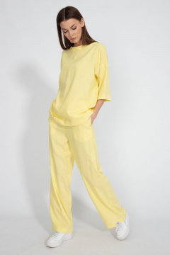 Летний ленящийся костюм с желтым джемпером и брюками Kivviwear 40754076.15 - фото 1
