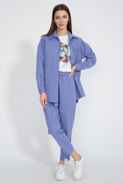 Джинсовый костюм: брюки и рубашка свободного кроя Kivviwear 41004101.11 - фото 4