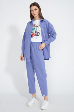 Джинсовый костюм: брюки и рубашка свободного кроя Kivviwear 41004101.11 - фото 2
