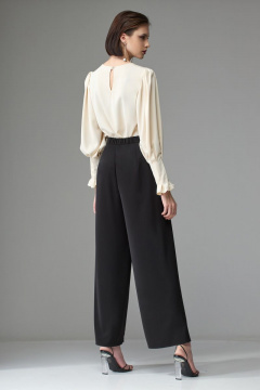 Брюки прямого силуэта из струящейся вискозы с вытачками Орхидея 1236 - фото 2