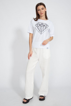 Футболка на каждый день из хлопка с длинным рукавом Kivviwear 4026.112 - фото 5