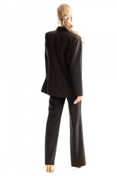 Жакет с рельефами и накладными карманами Golden Valley 3051 черный - фото 2