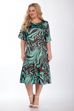 Демисезонное платье А-силуэта из текстиля Jurimex 2857 - фото 3