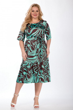 Демисезонное платье А-силуэта из текстиля Jurimex 2857 - фото 2