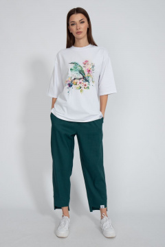 Футболка на каждый день с длинным рукавом из хлопка Kivviwear 4034.19 - фото 5