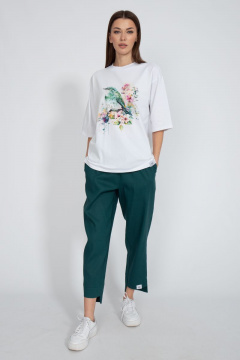 Футболка на каждый день с длинным рукавом из хлопка Kivviwear 4034.19 - фото 4