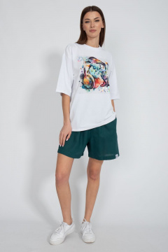 Футболка на каждый день с длинным рукавом из хлопка Kivviwear 4034.20 - фото 3