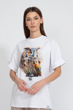 Футболка на каждый день с длинным рукавом и V-образным вырезом Kivviwear 4034.21 - фото 1