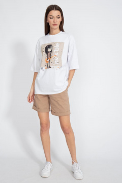 Футболка хлопковая с удлинённым рукавом для ежедневного ношения Kivviwear 4034.29 - фото 5