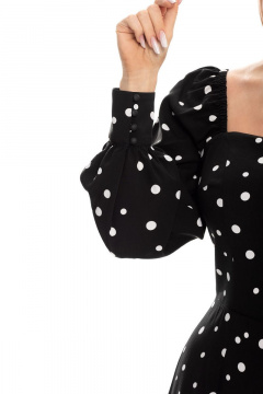 Платье на каждый день с цветочным принтом Golden Valley 4928 черный - фото 5