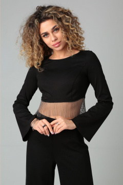 комплект из брюк и топа с тройной отделкой DOGGI 2872 - фото 5