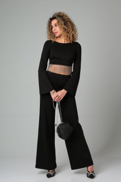 комплект из брюк и топа с тройной отделкой DOGGI 2872 - фото 3