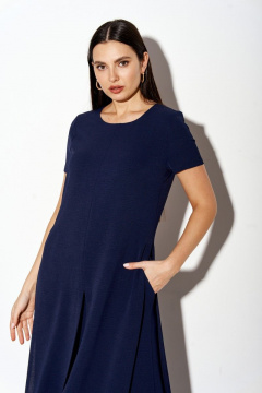 Платье прямого силуэта с втачными рукавами и карманами FOXY FOX 1277 синий - фото 5