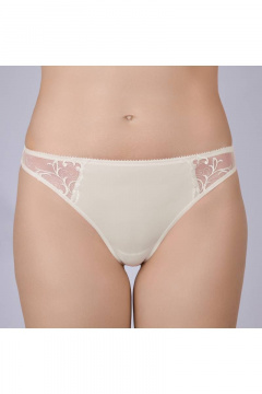 Трусы-стринги из эластичного полотна с вышивкой Verally 1118-2 этуаль - фото 2
