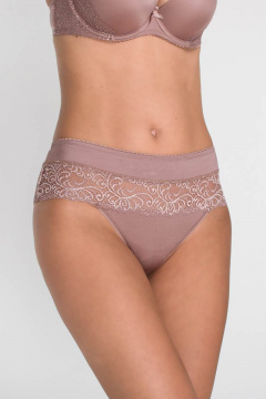 Брифы из эластичного кружева с вышивкой из текстильных материалов Milady 317 19.1 - фото 1
