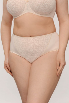 Трусы высокие из эластичного полотна с кружевом, На каждый день Milady 218 8.12 - фото 1