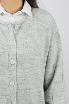 Жакет удлинённый силуэт из шерсти с разрезами по бокам Полесье С2679-22 2С8761-Д43 158,164 итальянский - фото 3