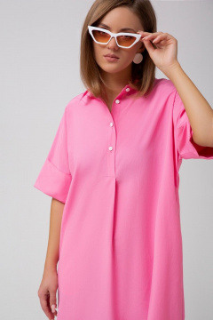 Платье свободное с планкой, пуговицами и карманами Mixan 5032/1 - фото 2