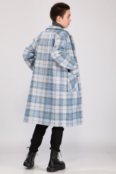 Пальто свободного кроя на каждый день из шерсти и ткани Angelina & Сo 777 - фото 3