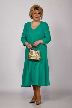 Платье Djerza 1267 зеленый - фото 4