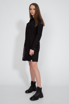 Платье-рубашка джинсовое приталенное демисезонное Kivviwear 3115.02 - фото 4