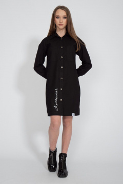 Платье-рубашка джинсовое приталенное демисезонное Kivviwear 3115.02 - фото 3