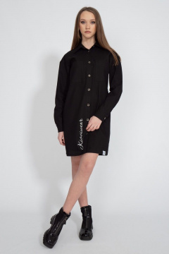 Платье-рубашка джинсовое приталенное демисезонное Kivviwear 3115.02 - фото 2