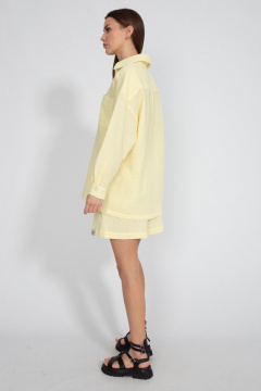 Тканевый костюм рубашка и шорты из хлопка Kivviwear 41264129.03 - фото 5