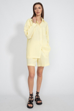 Тканевый костюм рубашка и шорты из хлопка Kivviwear 41264129.03 - фото 4