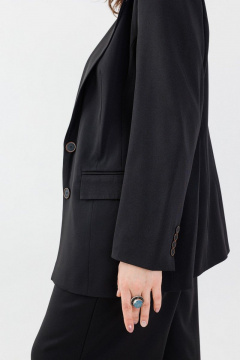 Брюки и жакет палаццо классического силуэта Anelli 1190 черный - фото 5