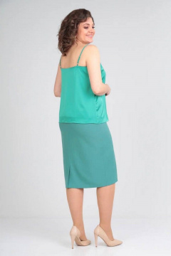 Топ из атласа с регулируемыми бретелями Takka Plus 22-153/6 - фото 2