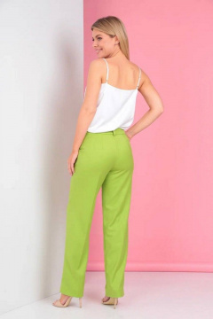 Белый шелковый топ армани с нагрудными вытачками Takka Plus 22-153/5 белый - фото 2