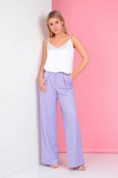 Белый шелковый топ армани с нагрудными вытачками Takka Plus 22-153/5 белый - фото 1