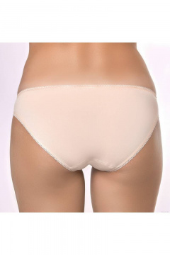 Трусы из эластичного трикотажного хлопкового полотна, бежевый Verally 1066-2 жасмин - фото 2