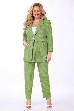 Костюм 2-ка из текстиля для делового стиля Jurimex 2894 салат - фото 1