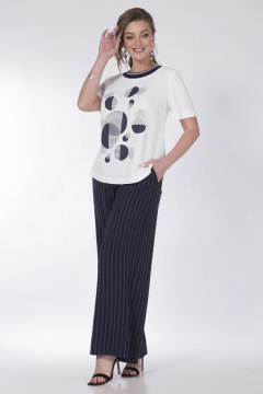 Блуза, кюлоты Matini 1.1588/1 синий_полоска - фото 5