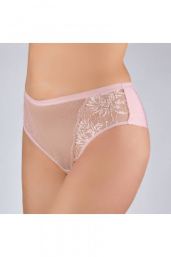 Трусы кружевные с высокой посадкой, розовый Verally 1149-1 кэнди - фото 3