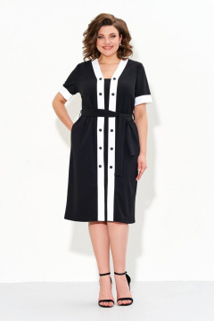 Платье IVA 1471 черный - фото 2