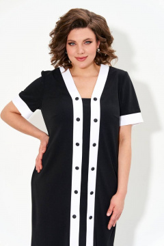 Платье IVA 1471 черный - фото 4