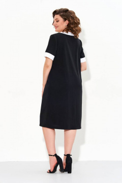 Платье IVA 1471 черный - фото 5