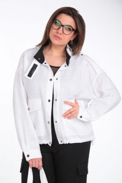 Брюки, жакет Lady Secret 2885 бело-черный - фото 4