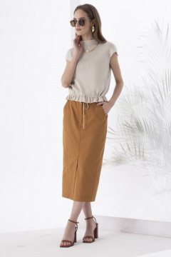 Юбка Barbara Geratti С8185BG карамель - фото 1