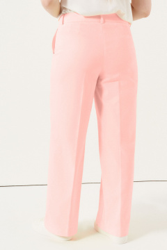 Брюки с высокой посадкой из хлопка для универсальных образов Панда 137260w розовый - фото 2
