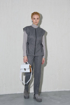 Брюки со стрелками в демисезон из текстиля для женщин Femme & Devur 9934 1.32F(170) - фото 2