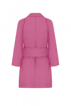 Блуза розовая, из хлопка, демисезон Elema 2К-12504-1-170 розовый - фото 3