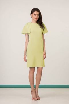 Платье-футляр из текстиля с объемными рукавами и карманами GlasiO 5866 7 - фото 1