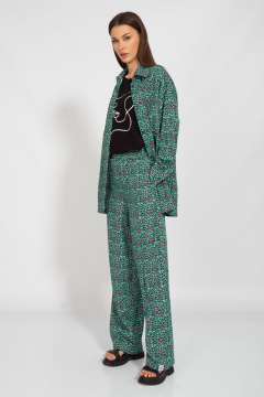 Летний костюм из штапеля с брюками и рубашкой комфорт Kivviwear 31263127.01 - фото 4