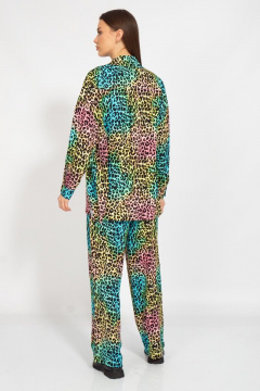 Летний костюм из штапеля с ярким принтом и комфортом Kivviwear 31263127.02 - фото 5